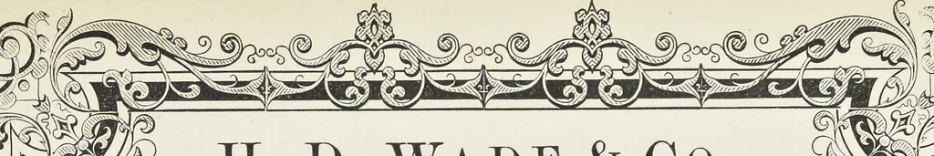 An illustration from Specimens of black and colored printing inks manufactured by H.D. Wade & Co., no. 50 Ann Street, New York, 1870, leaf 66
