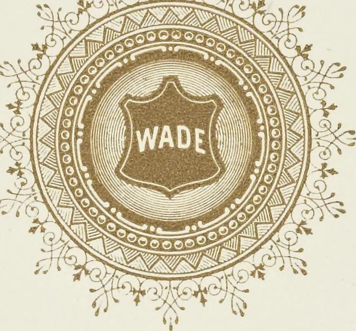 An illustration from Specimens of black and colored printing inks manufactured by H.D. Wade & Co., no. 50 Ann Street, New York, 1870, leaf 78