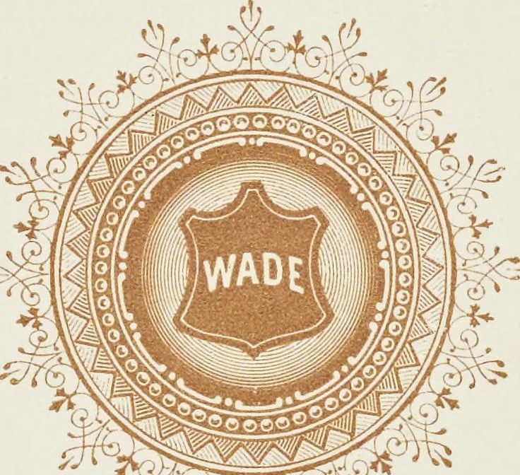 An illustration from Specimens of black and colored printing inks manufactured by H.D. Wade & Co., no. 50 Ann Street, New York, 1870, leaf 78