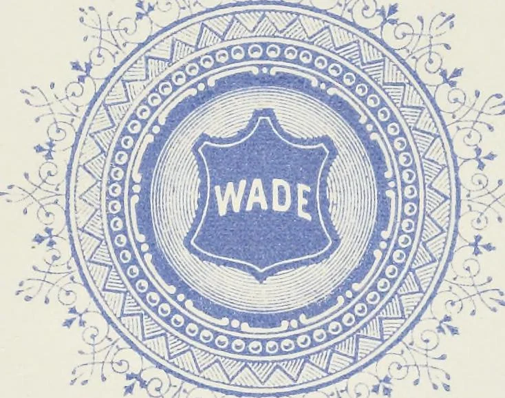 An illustration from Specimens of black and colored printing inks manufactured by H.D. Wade & Co., no. 50 Ann Street, New York, 1870, leaf 82