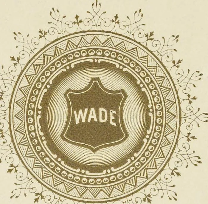 An illustration from Specimens of black and colored printing inks manufactured by H.D. Wade & Co., no. 50 Ann Street, New York, 1870, leaf 86