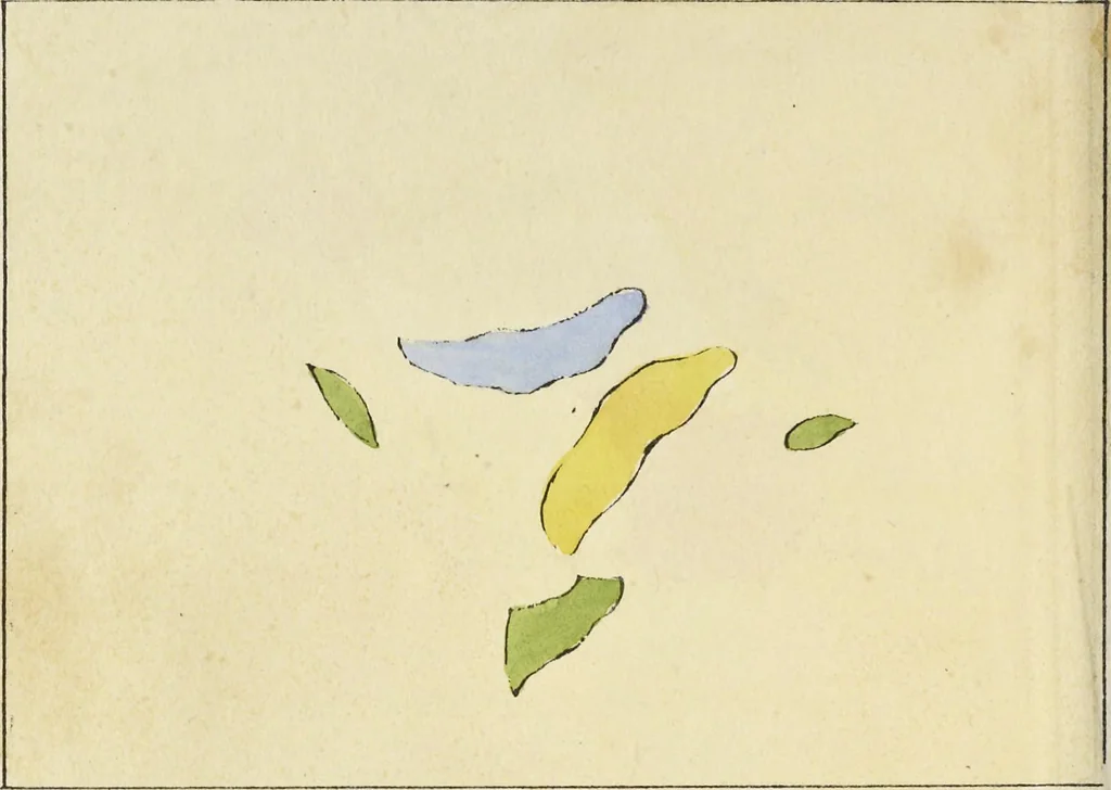 An illustration from Traité des peintures, applications et procédés employés sur bois, sur étoffes, sur papier : orné de 30 planches pour en faciliter le travail, 1834, leaf 47