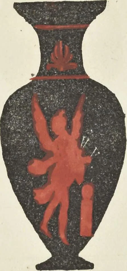 An illustration from Traité des peintures, applications et procédés employés sur bois, sur étoffes, sur papier : orné de 30 planches pour en faciliter le travail, 1834, leaf 70
