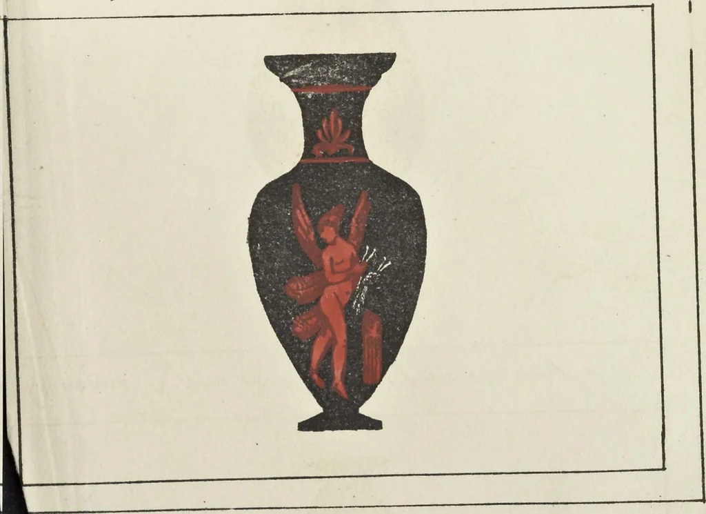 An illustration from Traité des peintures, applications et procédés employés sur bois, sur étoffes, sur papier : orné de 30 planches pour en faciliter le travail, 1834, leaf 70