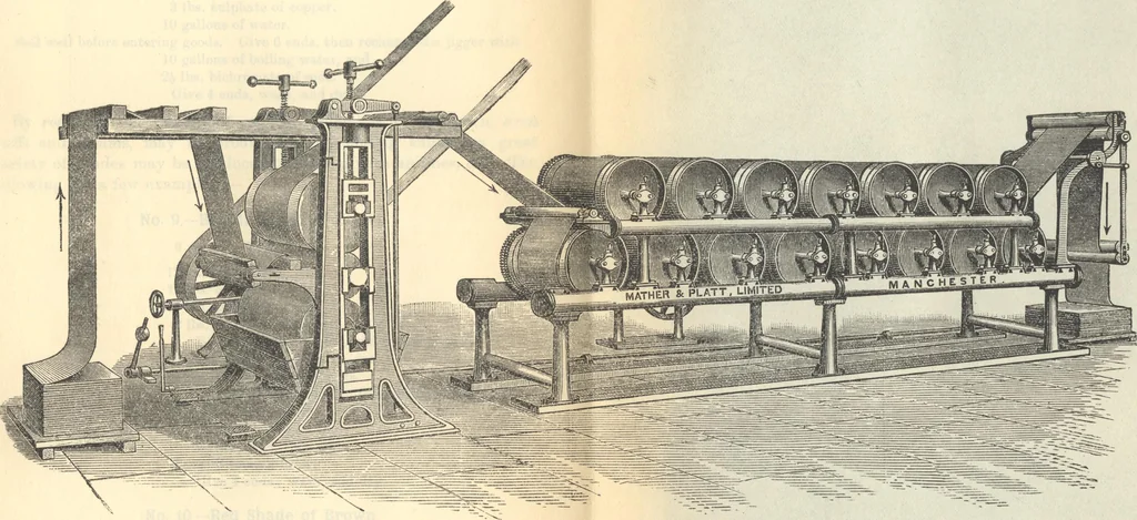 An illustration from Bleaching and calico-printing : a practical manual., 1896, leaf 134