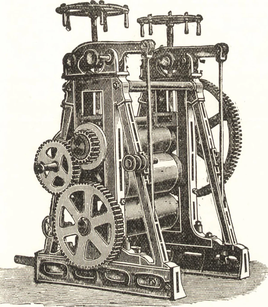 An illustration from Silk dyeing, printing, and finishing, 1892, leaf 158