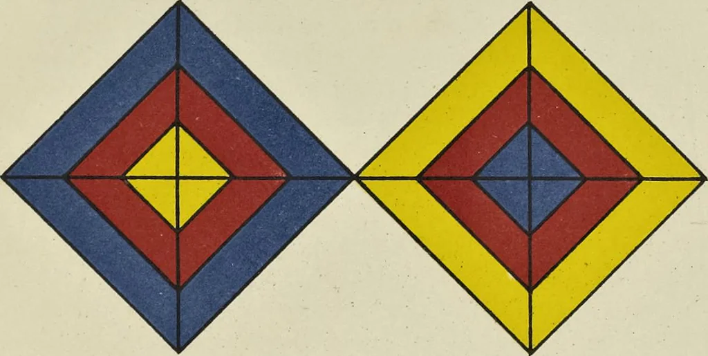 An illustration from Colour : an elementary manual for students, 1887, leaf 118