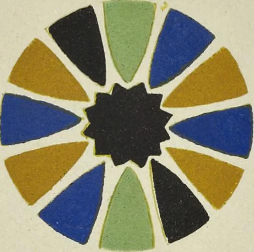 An illustration from On colour, and on the necessity for a general diffusion of taste among all classes : with remarks on laying out dressed geometrical gardens, examples of good and bad taste, illustrated by woodcuts and coloured plates in contrast, 1858, leaf 19