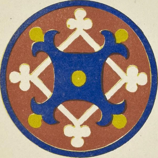 An illustration from On colour, and on the necessity for a general diffusion of taste among all classes : with remarks on laying out dressed geometrical gardens, examples of good and bad taste, illustrated by woodcuts and coloured plates in contrast, 1858, leaf 22