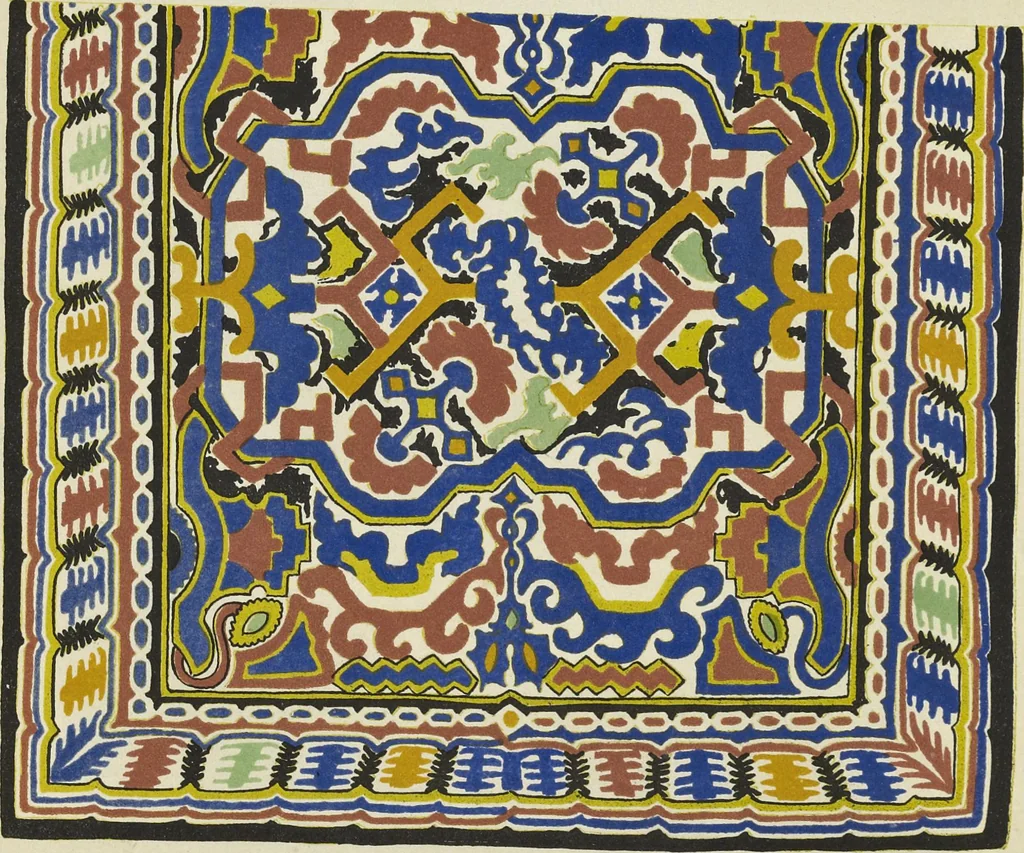 An illustration from On colour, and on the necessity for a general diffusion of taste among all classes : with remarks on laying out dressed geometrical gardens, examples of good and bad taste, illustrated by woodcuts and coloured plates in contrast, 1858, leaf 25