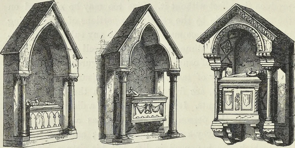 An illustration from On colour, and on the necessity for a general diffusion of taste among all classes : with remarks on laying out dressed geometrical gardens, examples of good and bad taste, illustrated by woodcuts and coloured plates in contrast, 1858, leaf 277