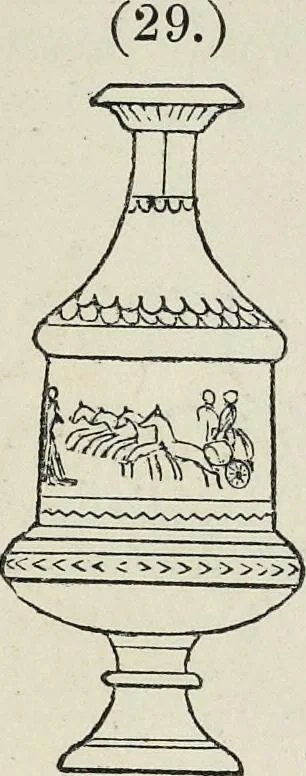 An illustration from On colour, and on the necessity for a general diffusion of taste among all classes : with remarks on laying out dressed geometrical gardens, examples of good and bad taste, illustrated by woodcuts and coloured plates in contrast, 1858, leaf 292