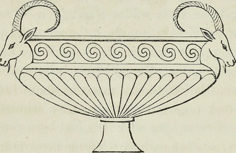 An illustration from On colour, and on the necessity for a general diffusion of taste among all classes : with remarks on laying out dressed geometrical gardens, examples of good and bad taste, illustrated by woodcuts and coloured plates in contrast, 1858, leaf 335