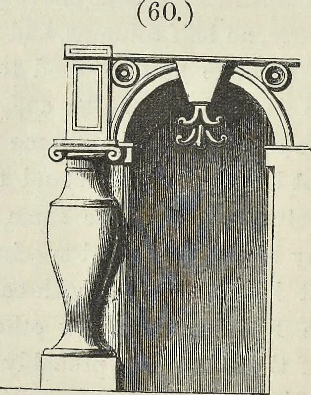 An illustration from On colour, and on the necessity for a general diffusion of taste among all classes : with remarks on laying out dressed geometrical gardens, examples of good and bad taste, illustrated by woodcuts and coloured plates in contrast, 1858, leaf 383