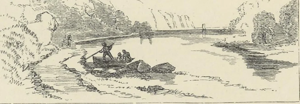 An illustration from The theory and practice of landscape painting in water-colours illustrated by a series of twenty-six drawings and diagrams in colours and numerous woodcuts, 1885, leaf 109