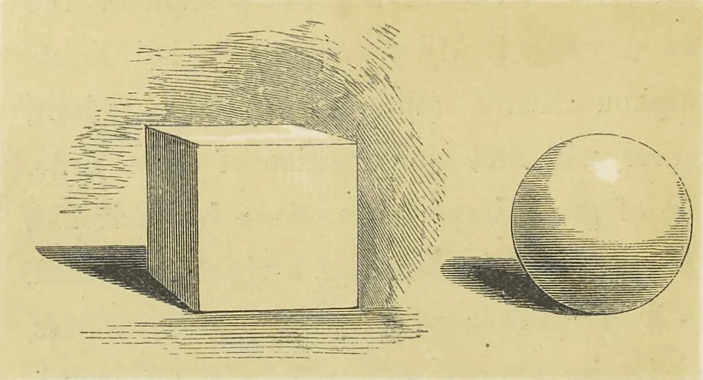 An illustration from The theory and practice of landscape painting in water-colours illustrated by a series of twenty-six drawings and diagrams in colours and numerous woodcuts, 1885, leaf 127
