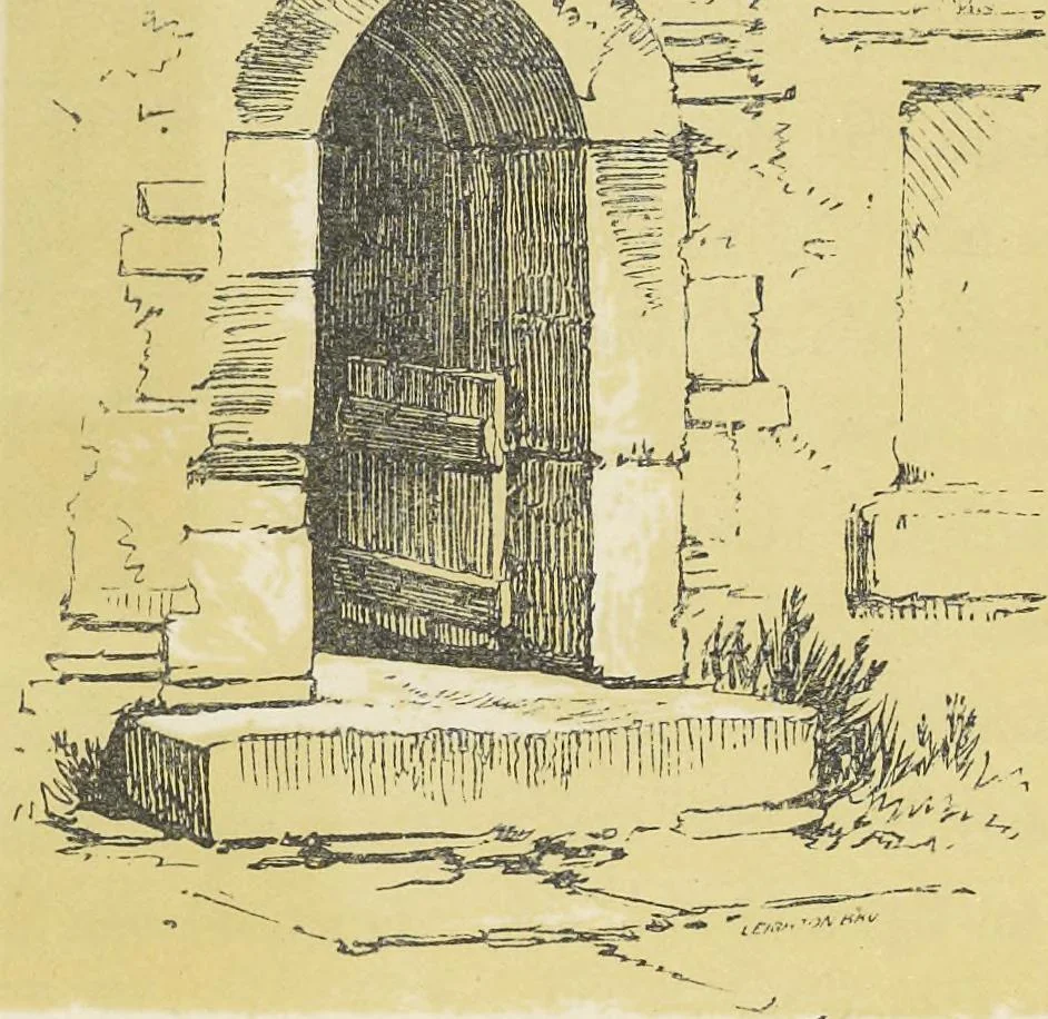 An illustration from The theory and practice of landscape painting in water-colours illustrated by a series of twenty-six drawings and diagrams in colours and numerous woodcuts, 1885, leaf 129