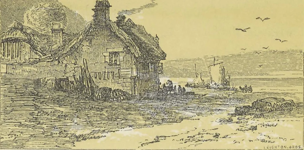 An illustration from The theory and practice of landscape painting in water-colours illustrated by a series of twenty-six drawings and diagrams in colours and numerous woodcuts, 1885, leaf 137