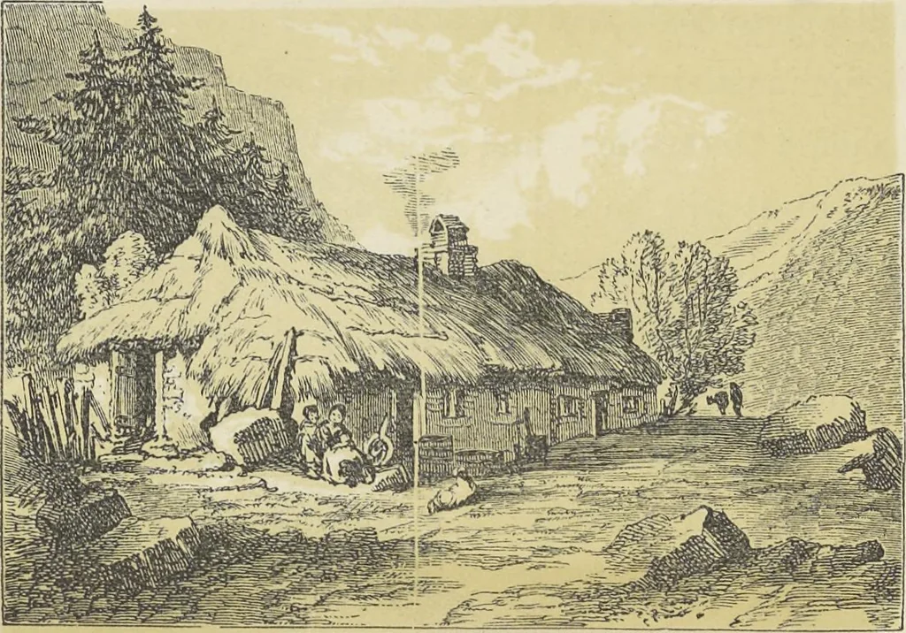 An illustration from The theory and practice of landscape painting in water-colours illustrated by a series of twenty-six drawings and diagrams in colours and numerous woodcuts, 1885, leaf 139