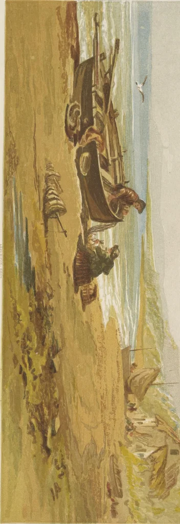 An illustration from The theory and practice of landscape painting in water-colours illustrated by a series of twenty-six drawings and diagrams in colours and numerous woodcuts, 1885, leaf 162