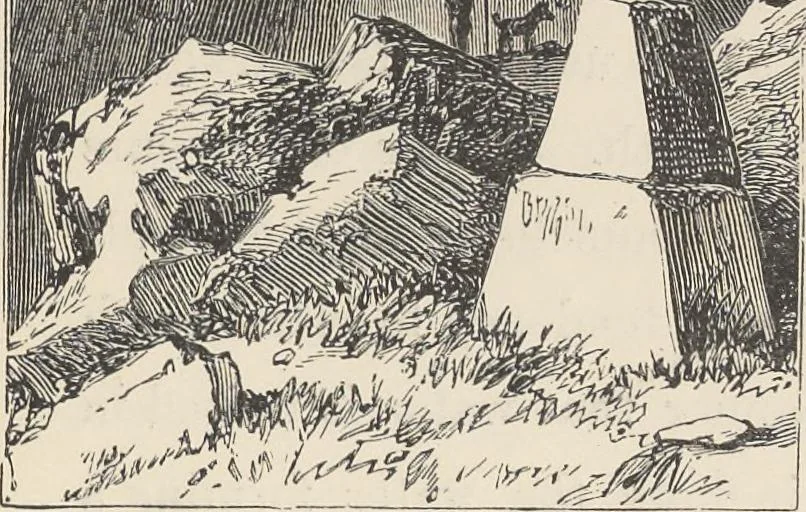 An illustration from The theory and practice of landscape painting in water-colours illustrated by a series of twenty-six drawings and diagrams in colours and numerous woodcuts, 1885, leaf 196