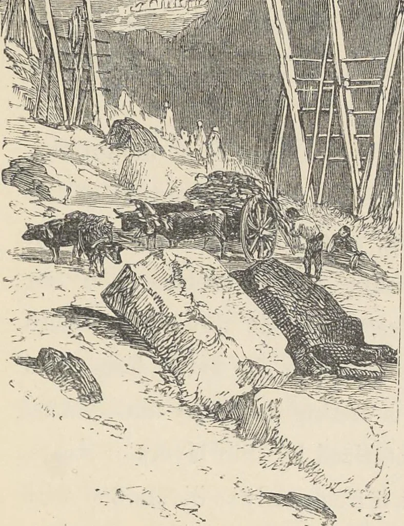 An illustration from The theory and practice of landscape painting in water-colours illustrated by a series of twenty-six drawings and diagrams in colours and numerous woodcuts, 1885, leaf 296