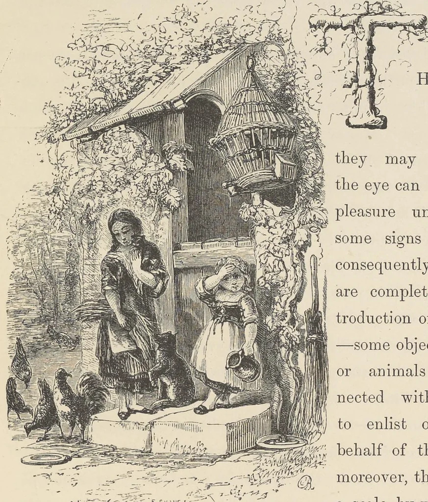 An illustration from The theory and practice of landscape painting in water-colours illustrated by a series of twenty-six drawings and diagrams in colours and numerous woodcuts, 1885, leaf 338