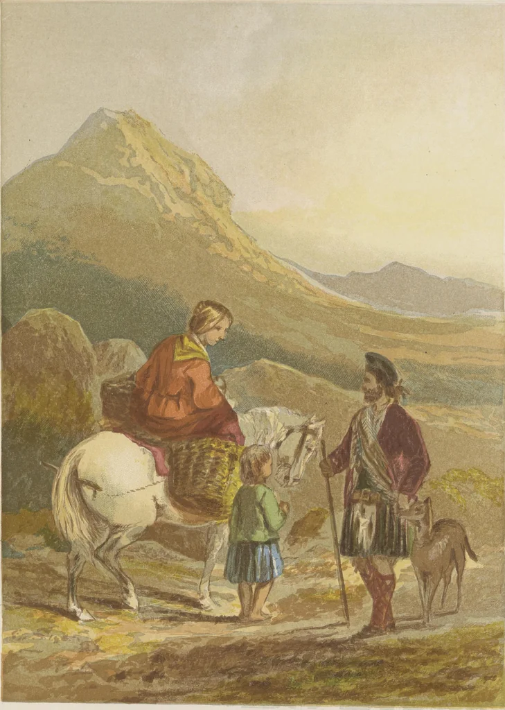 An illustration from The theory and practice of landscape painting in water-colours illustrated by a series of twenty-six drawings and diagrams in colours and numerous woodcuts, 1885, leaf 344