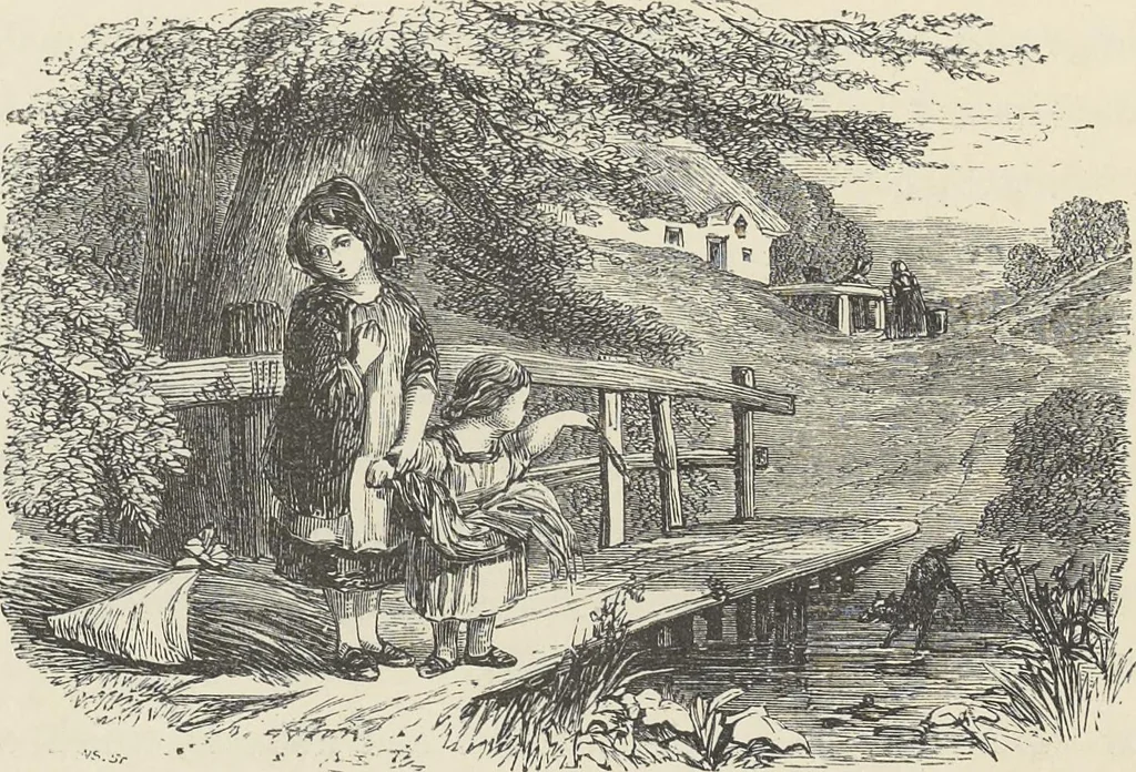 An illustration from The theory and practice of landscape painting in water-colours illustrated by a series of twenty-six drawings and diagrams in colours and numerous woodcuts, 1885, leaf 351