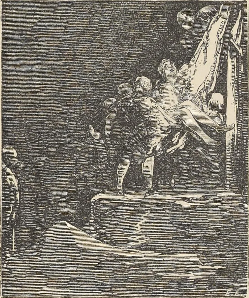 An illustration from The theory and practice of landscape painting in water-colours illustrated by a series of twenty-six drawings and diagrams in colours and numerous woodcuts, 1885, leaf 64