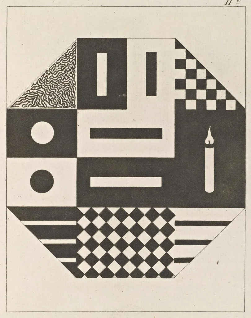 An illustration from Zur Farbenlehre, 1810, leaf 32