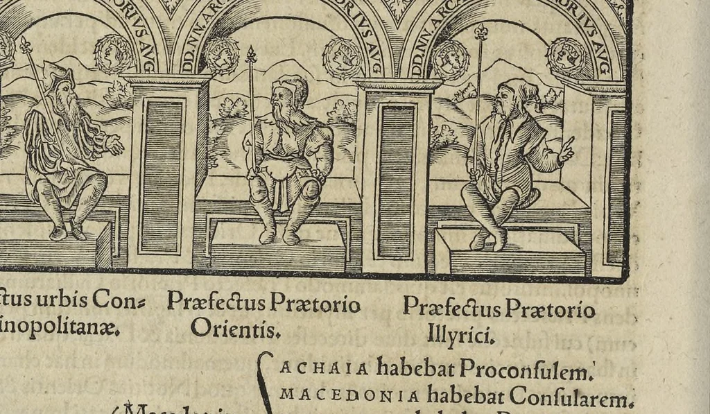 An illustration from Caesar Avgvstvs, sive, Historiae imperatorvm Caesarvmqve romanorvm ex antiqvis nvmismatibvs restitvtae liber secvndvs : acessit Caesaris Avgvsti vita et res gestae, 1574, leaf 321