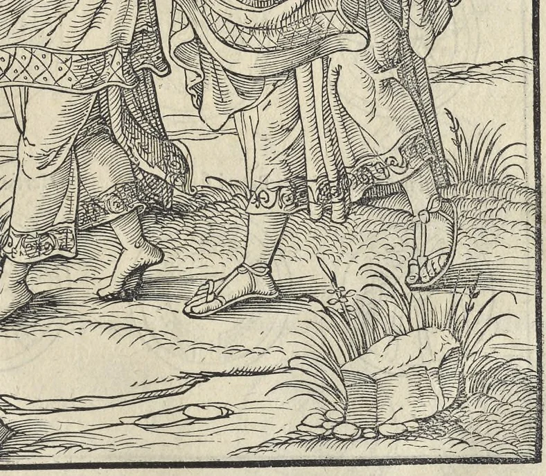 An illustration from Caesar Avgvstvs, sive, Historiae imperatorvm Caesarvmqve romanorvm ex antiqvis nvmismatibvs restitvtae liber secvndvs : acessit Caesaris Avgvsti vita et res gestae, 1574, leaf 346