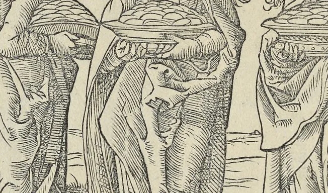 An illustration from Caesar Avgvstvs, sive, Historiae imperatorvm Caesarvmqve romanorvm ex antiqvis nvmismatibvs restitvtae liber secvndvs : acessit Caesaris Avgvsti vita et res gestae, 1574, leaf 377