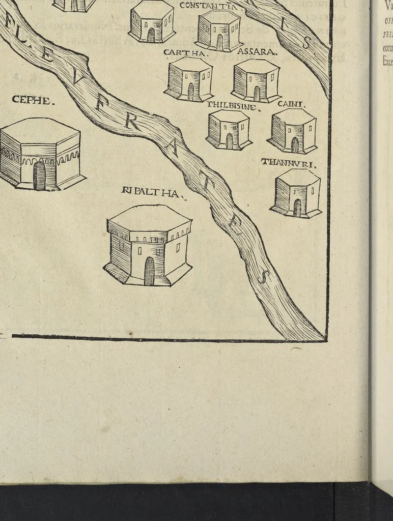 An illustration from Caesar Avgvstvs, sive, Historiae imperatorvm Caesarvmqve romanorvm ex antiqvis nvmismatibvs restitvtae liber secvndvs : acessit Caesaris Avgvsti vita et res gestae, 1574, leaf 407