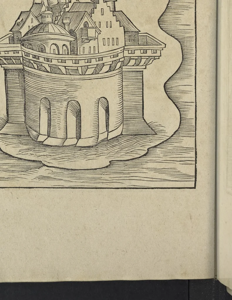 An illustration from Caesar Avgvstvs, sive, Historiae imperatorvm Caesarvmqve romanorvm ex antiqvis nvmismatibvs restitvtae liber secvndvs : acessit Caesaris Avgvsti vita et res gestae, 1574, leaf 475