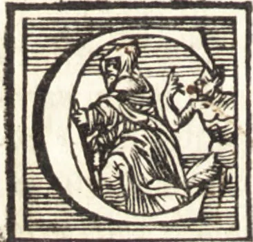 An illustration from Canones et decreta Sacrosancti Oecvmenici et Generalis Concilii Tridentini svb Pavlo III, Ivlio III, Pio IIII. Pontificibvs Max, 1564, leaf 29