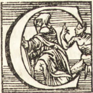An illustration from Canones et decreta Sacrosancti Oecvmenici et Generalis Concilii Tridentini svb Pavlo III, Ivlio III, Pio IIII. Pontificibvs Max, 1564, leaf 88