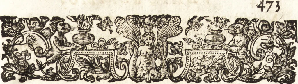 An illustration from La carta del nauegar pitoresco : dialogo tra vn senator venetian deletante, e vn professor de pitura, soto nome d'ecelenza, e de compare ..., 1660, leaf 500