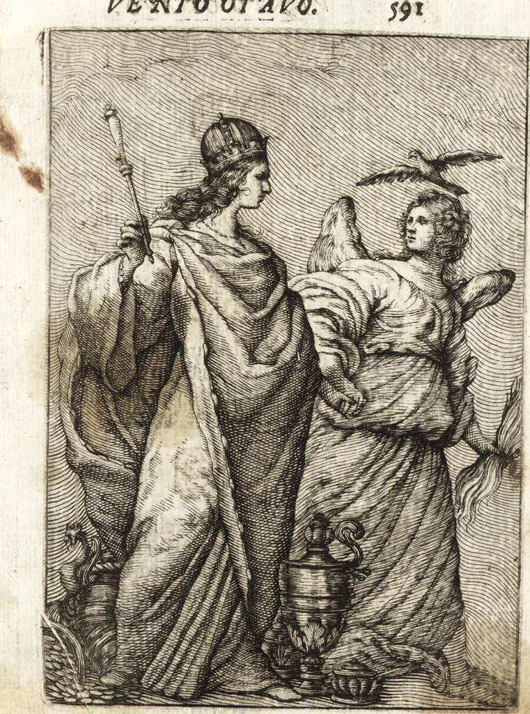 An illustration from La carta del nauegar pitoresco : dialogo tra vn senator venetian deletante, e vn professor de pitura, soto nome d'ecelenza, e de compare ..., 1660, leaf 618
