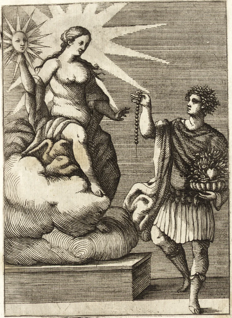 An illustration from La carta del nauegar pitoresco : dialogo tra vn senator venetian deletante, e vn professor de pitura, soto nome d'ecelenza, e de compare ..., 1660, leaf 620