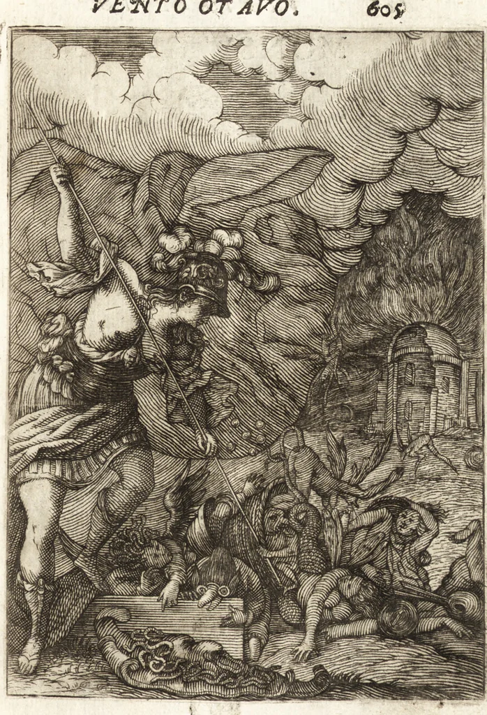 An illustration from La carta del nauegar pitoresco : dialogo tra vn senator venetian deletante, e vn professor de pitura, soto nome d'ecelenza, e de compare ..., 1660, leaf 632
