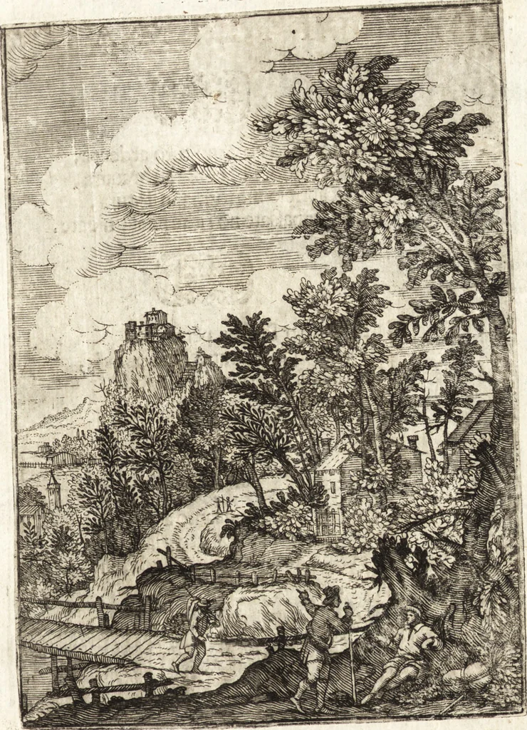 An illustration from La carta del nauegar pitoresco : dialogo tra vn senator venetian deletante, e vn professor de pitura, soto nome d'ecelenza, e de compare ..., 1660, leaf 634