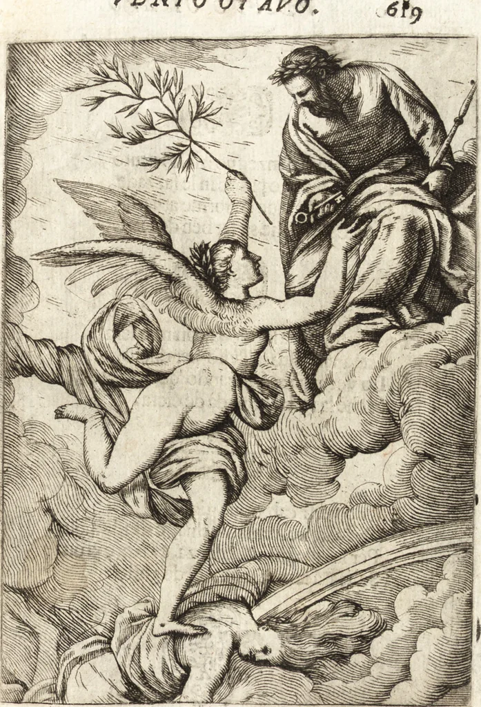 An illustration from La carta del nauegar pitoresco : dialogo tra vn senator venetian deletante, e vn professor de pitura, soto nome d'ecelenza, e de compare ..., 1660, leaf 646