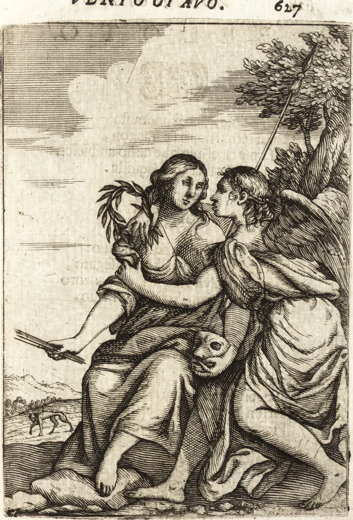 An illustration from La carta del nauegar pitoresco : dialogo tra vn senator venetian deletante, e vn professor de pitura, soto nome d'ecelenza, e de compare ..., 1660, leaf 654