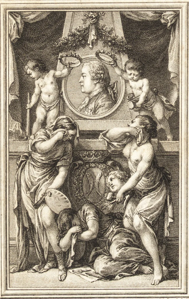 An illustration from Catalogue des différens objets de curiosités dans les sciences et arts : qui composoient le cabinet de feu M. le Marquis de Menars, commandeur des ordres du roi ..., 1781, leaf 5