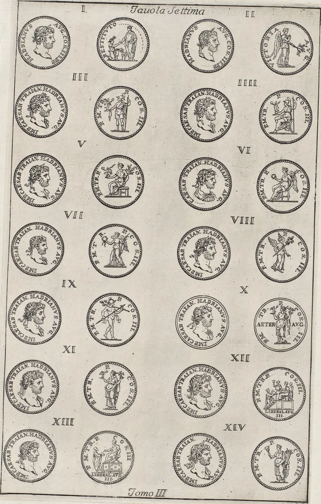 An illustration from I cesari in oro : raccolti nel Farnese museo, e pubblicati colle loro congrue interpretazioni, 1694, leaf 139