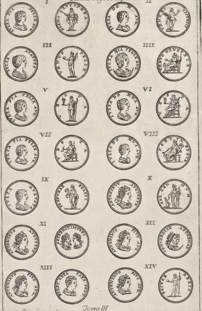 An illustration from I cesari in oro : raccolti nel Farnese museo, e pubblicati colle loro congrue interpretazioni, 1694, leaf 401