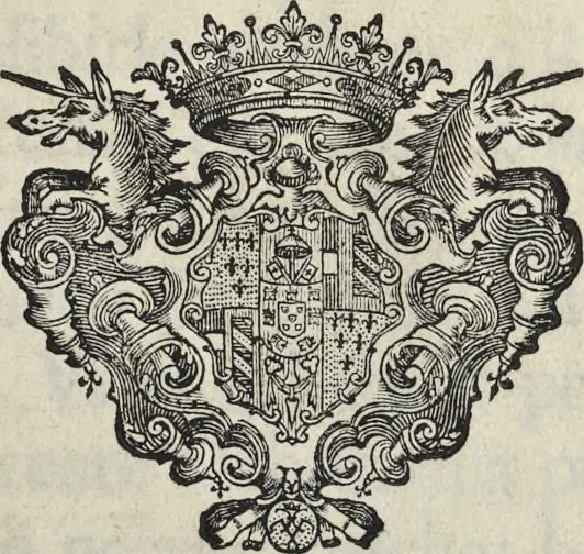 An illustration from I cesari in oro : raccolti nel Farnese museo, e pubblicati colle loro congrue interpretazioni, 1694, leaf 6