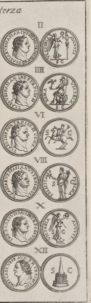 An illustration from I cesari in oro : raccolti nel Farnese museo, e pubblicati colle loro congrue interpretazioni, 1694, leaf 408